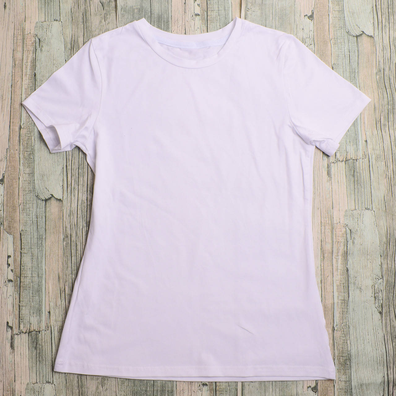 

Футболка женская однотонная. Дукат TS-02-1. Размер 2XL. Цвет: Белый