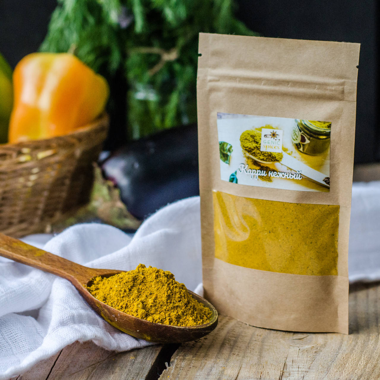 

Карри нежный (для первых блюд, риса, мясных блюд) 50 грамм