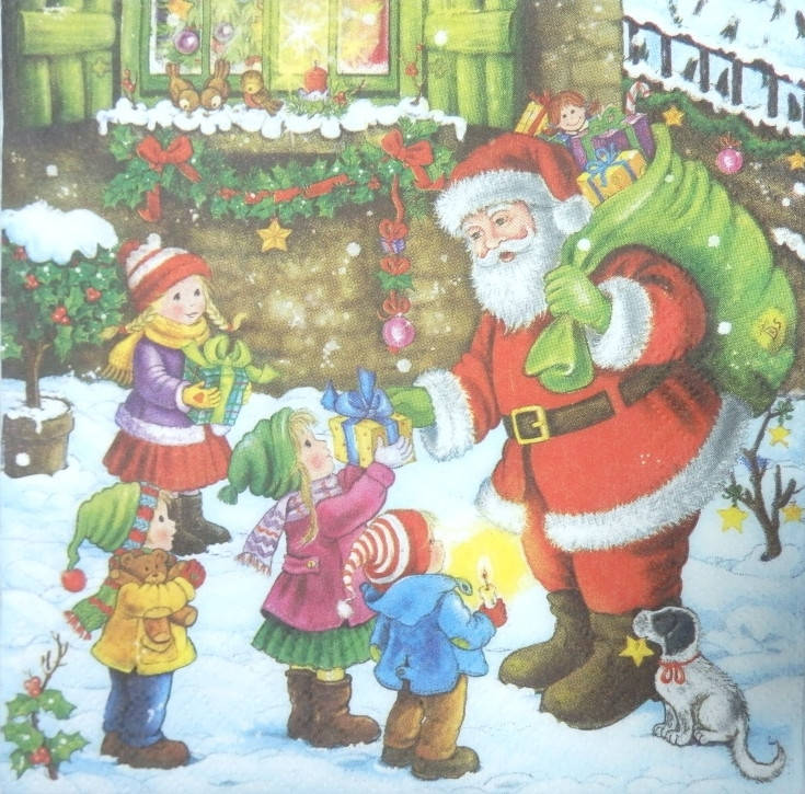 

Салфетка для декупажа 33х33см, НГД-99