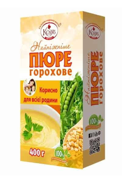

Найніжніше пюре горохове 400 г ТМ Козуб Продукт