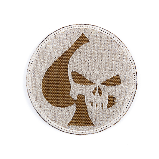 

Шеврон, нашивка, патч "Spades Punisher" Койот бежевий