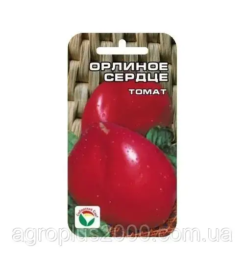 

Семена Томат детерминантный Орлиное сердце 20 семян Сибирский Сад