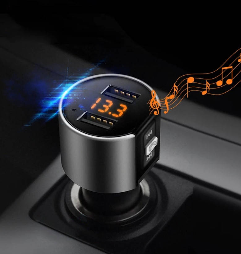 

Mini Bluetooth ФМ модулятор / Громкая связь / Вольтметр / Зарядное USB