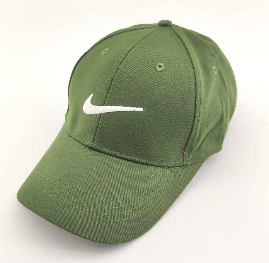 

Кепка бейсболка мужская Nike 56-60 размер катоновая зелёный (ББ386)