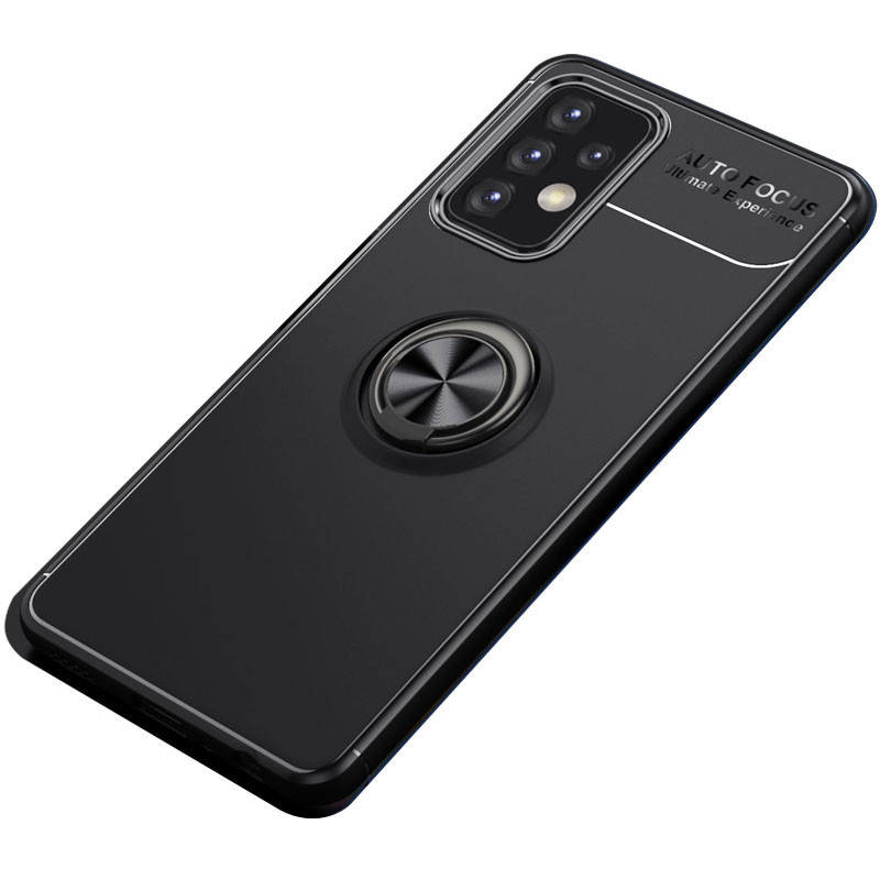 

Чехол на Samsung Galaxy A32 4G / для самсунг галакси А32 с магнитом Черный / Черный