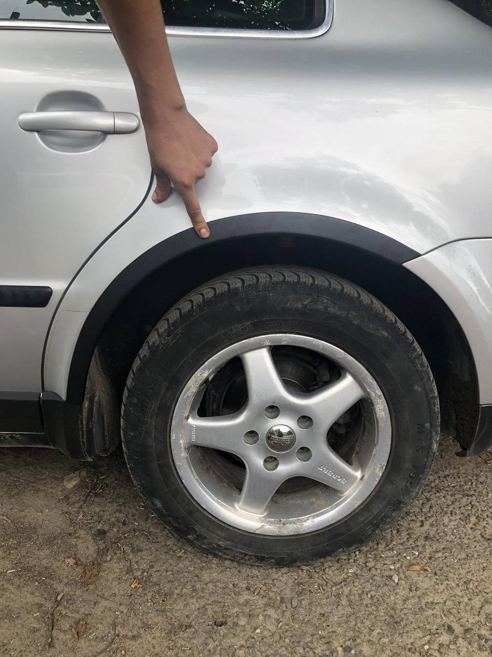 

Накладки на арки (4 шт, черные) Sedan, 2000-2006, ABS для Volkswagen Passat B5 1997-2005 гг.