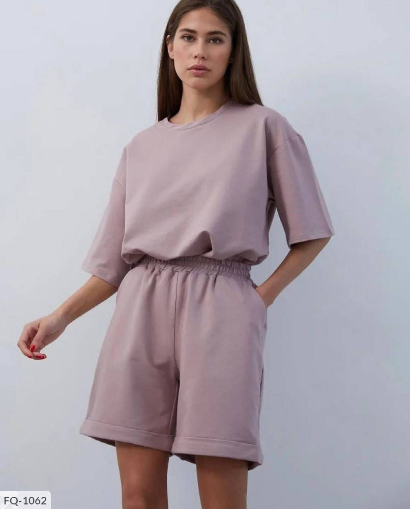 

Костюм 2-ка женский, футболка+шорты, размеры 48-52 (6цв) "Best Fashion" недорого от прямого поставщика, Разные цвета