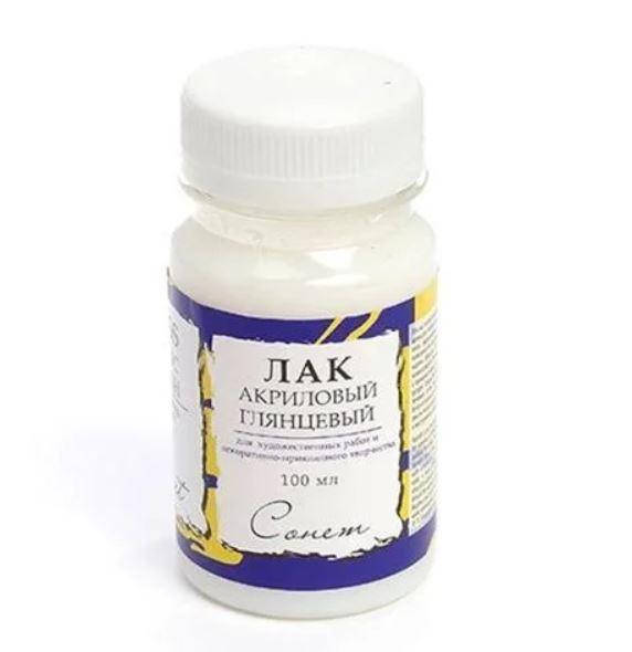 

Лак акриловий глянцевий, 100мл, Сонет