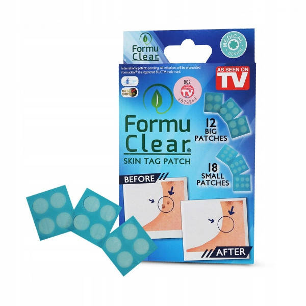 

Пластыр від бородавок та папілом Formu Clear 48 шт