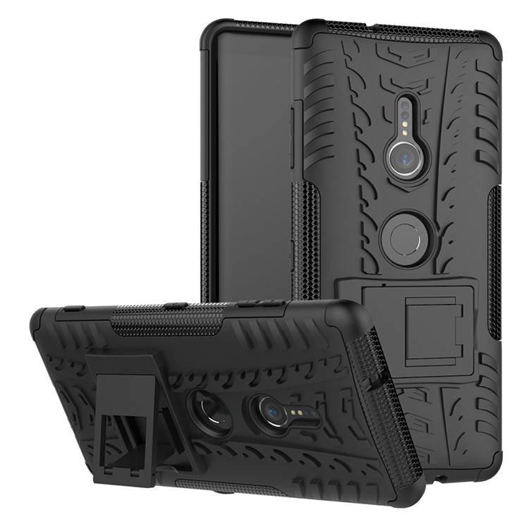 

PC + TPU чехол Armor для Sony Xperia XZ3 (8 цветов) чёрный