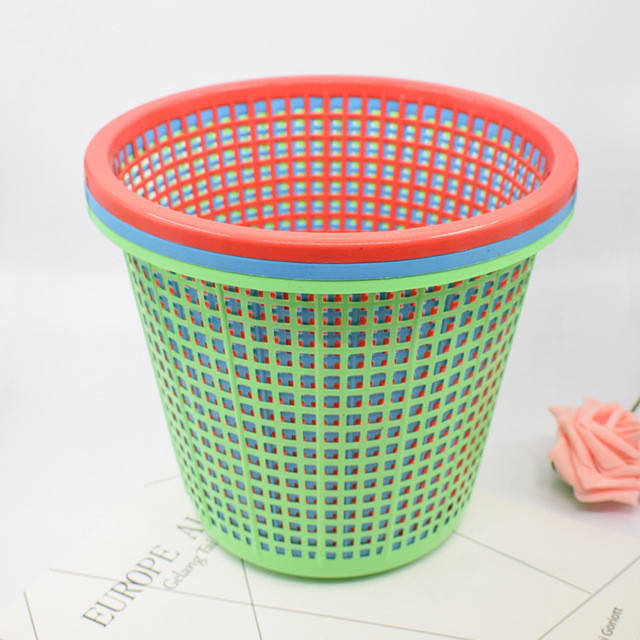 

Офисная пластиковая корзина для мусора. Салатовая