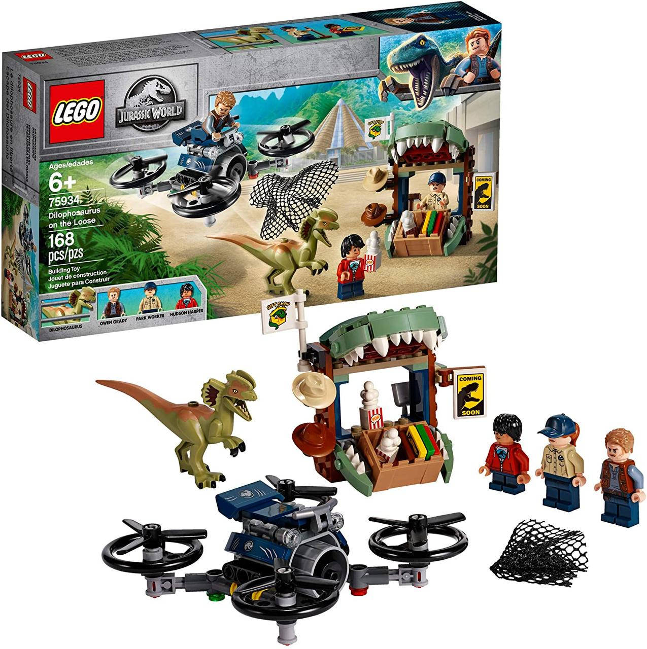 

Конструктор Лего 75934 Побег дилофозавра LEGO Jurassic World Dilophosaurus