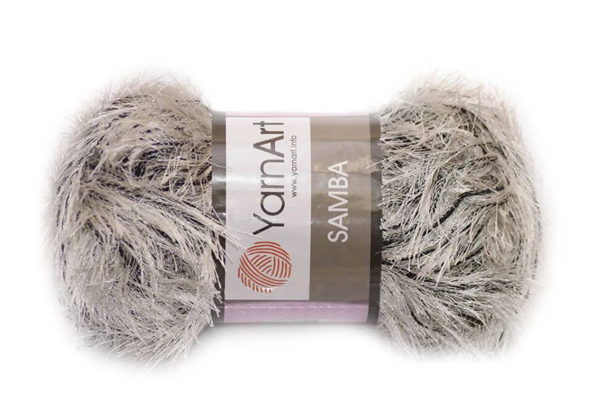 

Травка YarnArt Samba, №64 песец, Секционное крашение