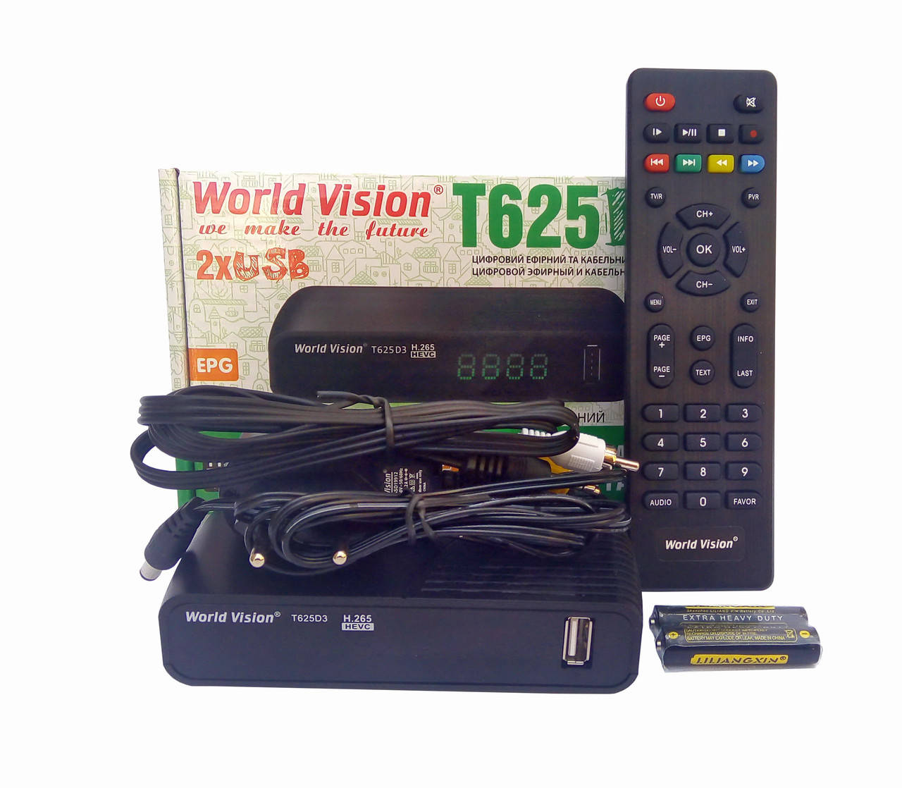 

Т2 ресивер тюнер World Vision T625D3. Гарантия 12 мес.