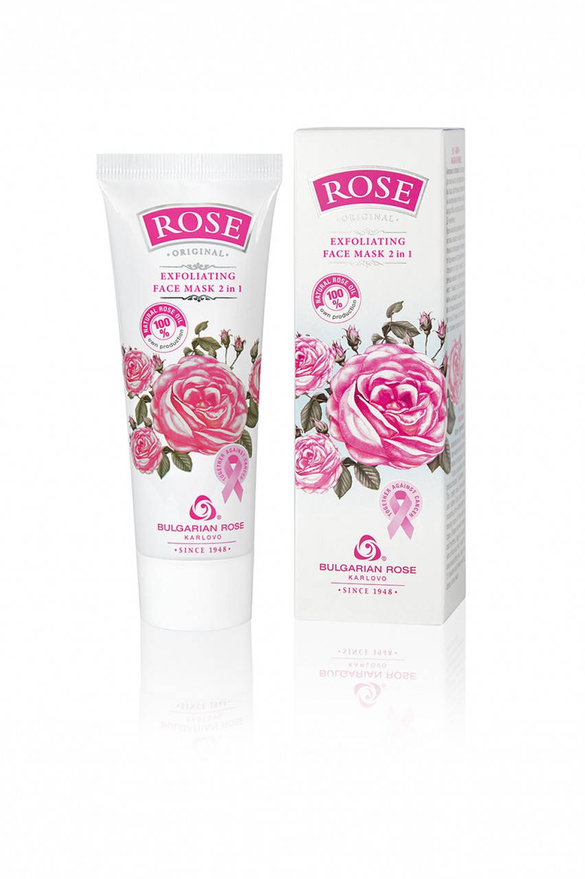 

Отшелушивающая маска для лицаRose Original 2 в 1 от Bulgarian Rose 75 мл