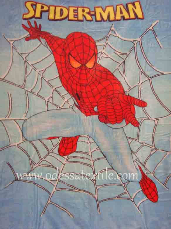 

Плед из микрофибры Spider Men, Голубой