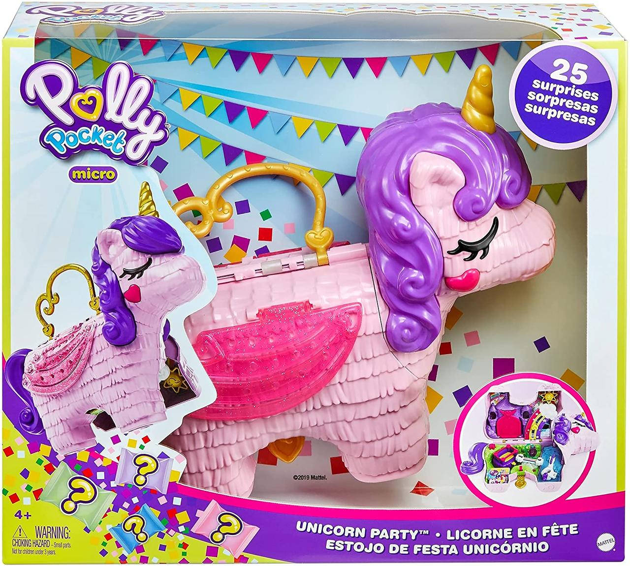 

Игровой набор Полли Покет вечеринка единорога Polly Pocket GVL88 Unicorn Party