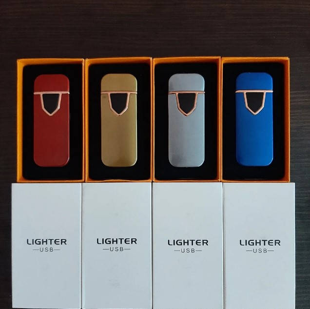 

Спиральная сенсорная электрическая USB зажигалка Lighter