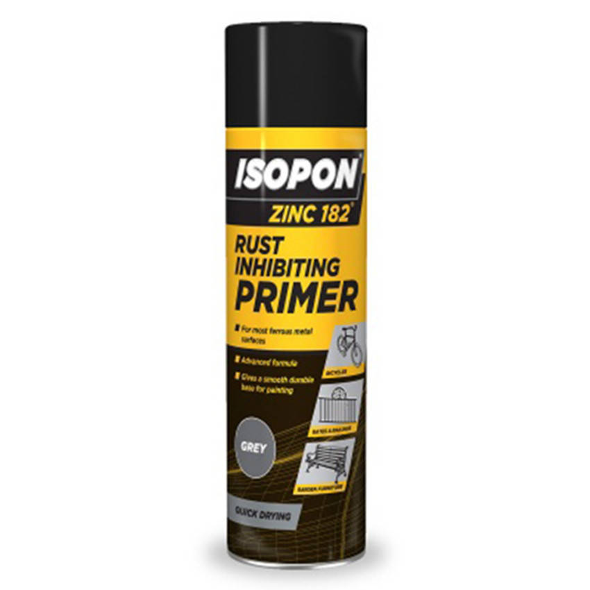 

Грунт ингибитор антикоррозийный аэрозоль 450мл Isopon zinc 182 U-Pol Z182/AL, Серый