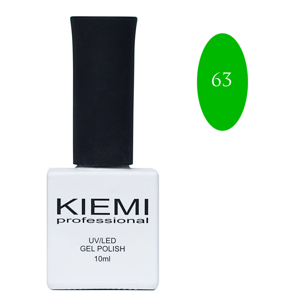 

Гель-лак Kiemi professional № 063 неоновий зелений, 10ml
