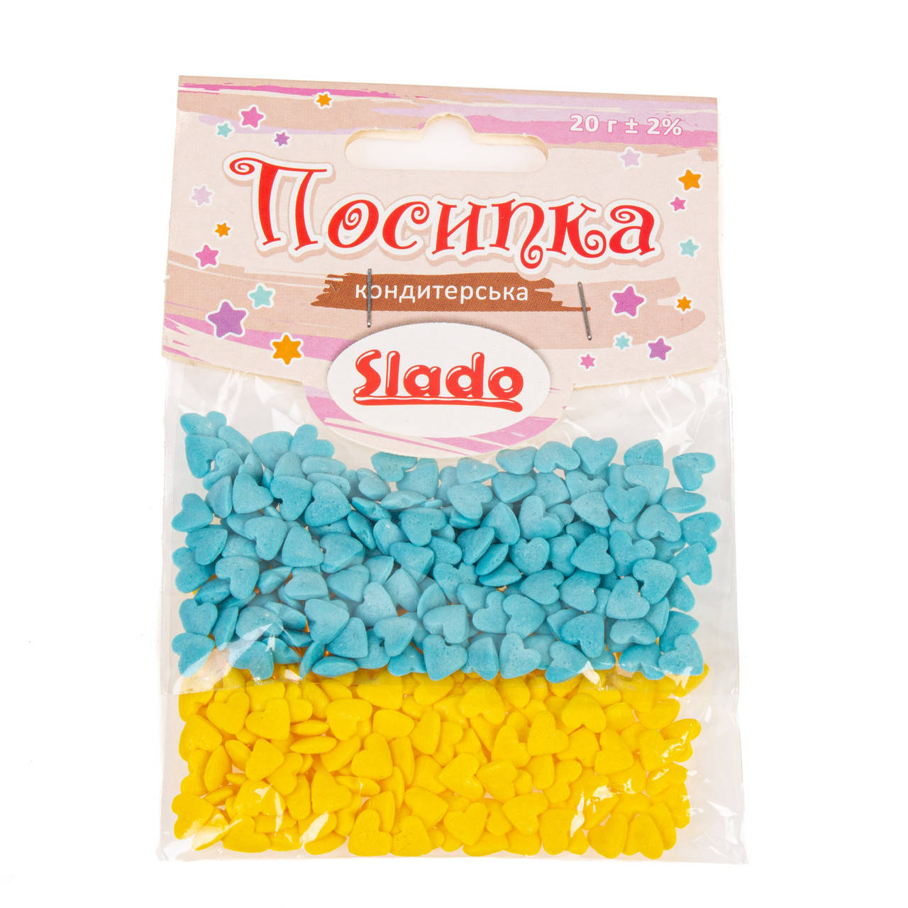 

Посипка в стиках "Фигурная патриотичная", Звздочки (20 г)