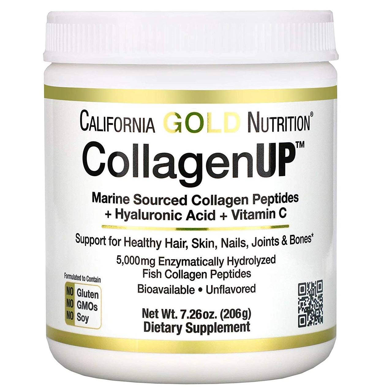 

Морской коллаген порошок California Gold Nutrition 206гр