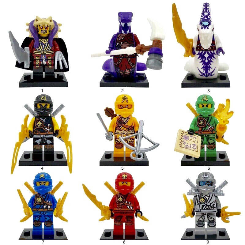 

Новые Минифигурки ниндзяго ninjago Лего Lego Гармадон брелок фигурки дяпчики Мастер Чен,Скайлор