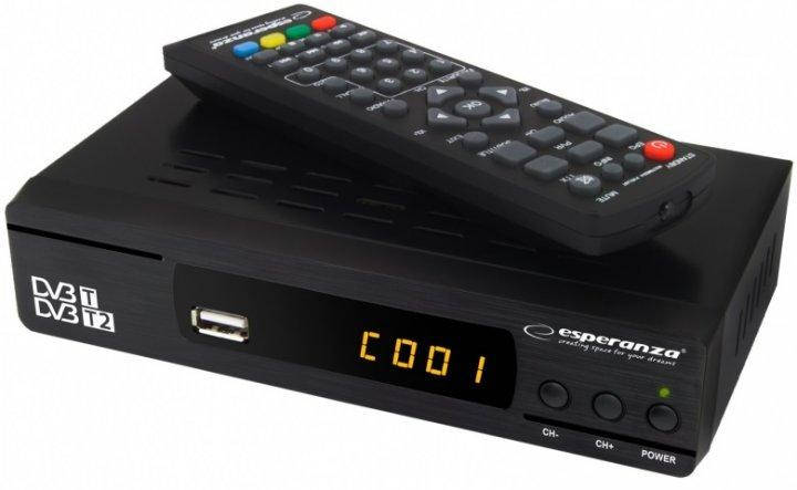 

ТВ-ресивер Esperanza EV104 T2 приставка тюнер с выходом SCART