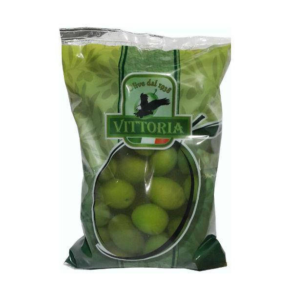 

Оливки зеленые крупные с косточкой Vittoria Olive Verdi Dolci Giganti 500 г Италия