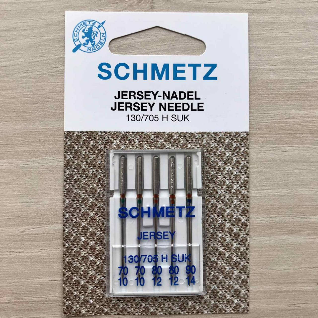 

Голки побутові, Schmetz Jersey MIX на 5 голок: 70(2);80(2);90(1);