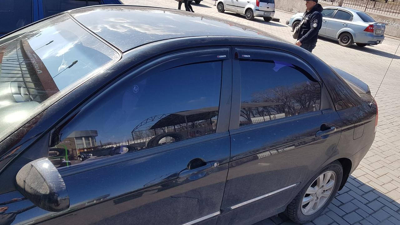 

Дефлекторы окон Kia Cerato (2004-2008)
