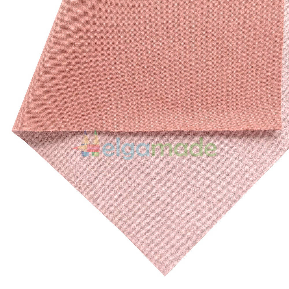 

Замша стрейчевая на трикотаже СВЕТЛО-ПУДРОВАЯ, 20х29, Китай