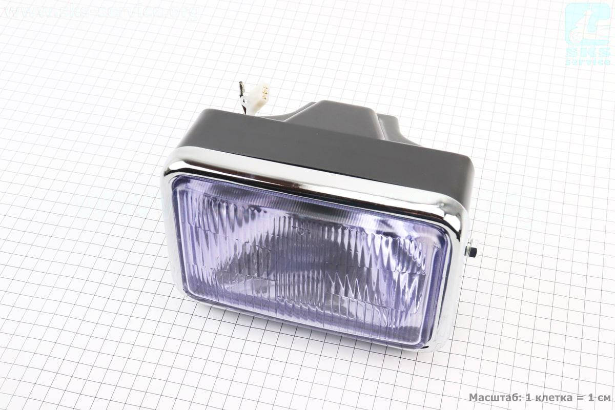 

Фара передняя в сборе голубое стекло на китайский мотоцикл