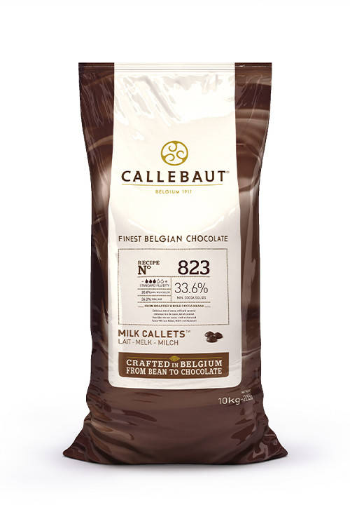 

Шоколад молочный бельгийский Callebaut в каллетах 33.6%, 10 кг.