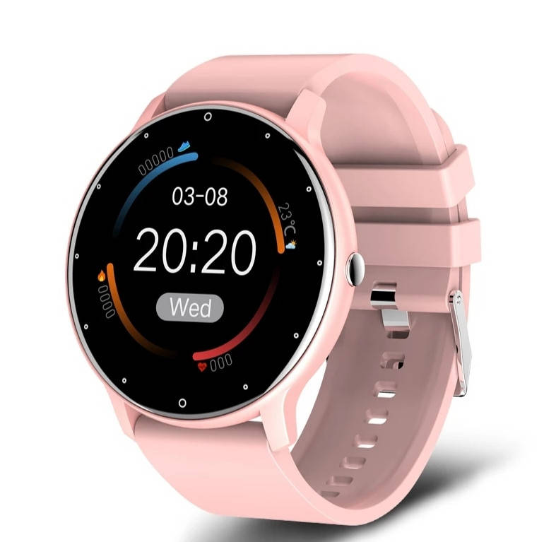 

Умные смарт часы Lige 0223B Smart Watch для Android и iOS, пульсометром, тонометром, шагомером (розовые)
