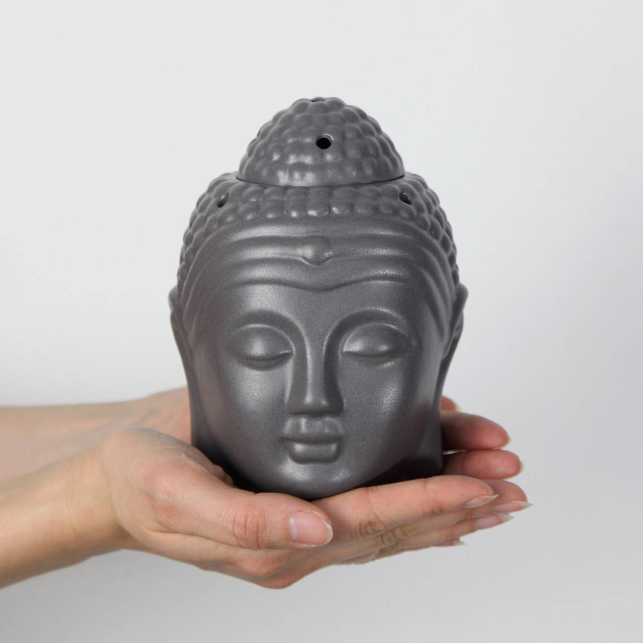 

Аромалампа керамическая "Будда" Rezon Серый мат. Р712