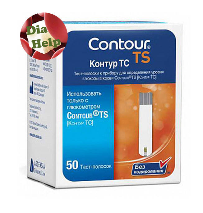 

Тест-полоски Контур ТС (CONTOUR™TS) 50 штук