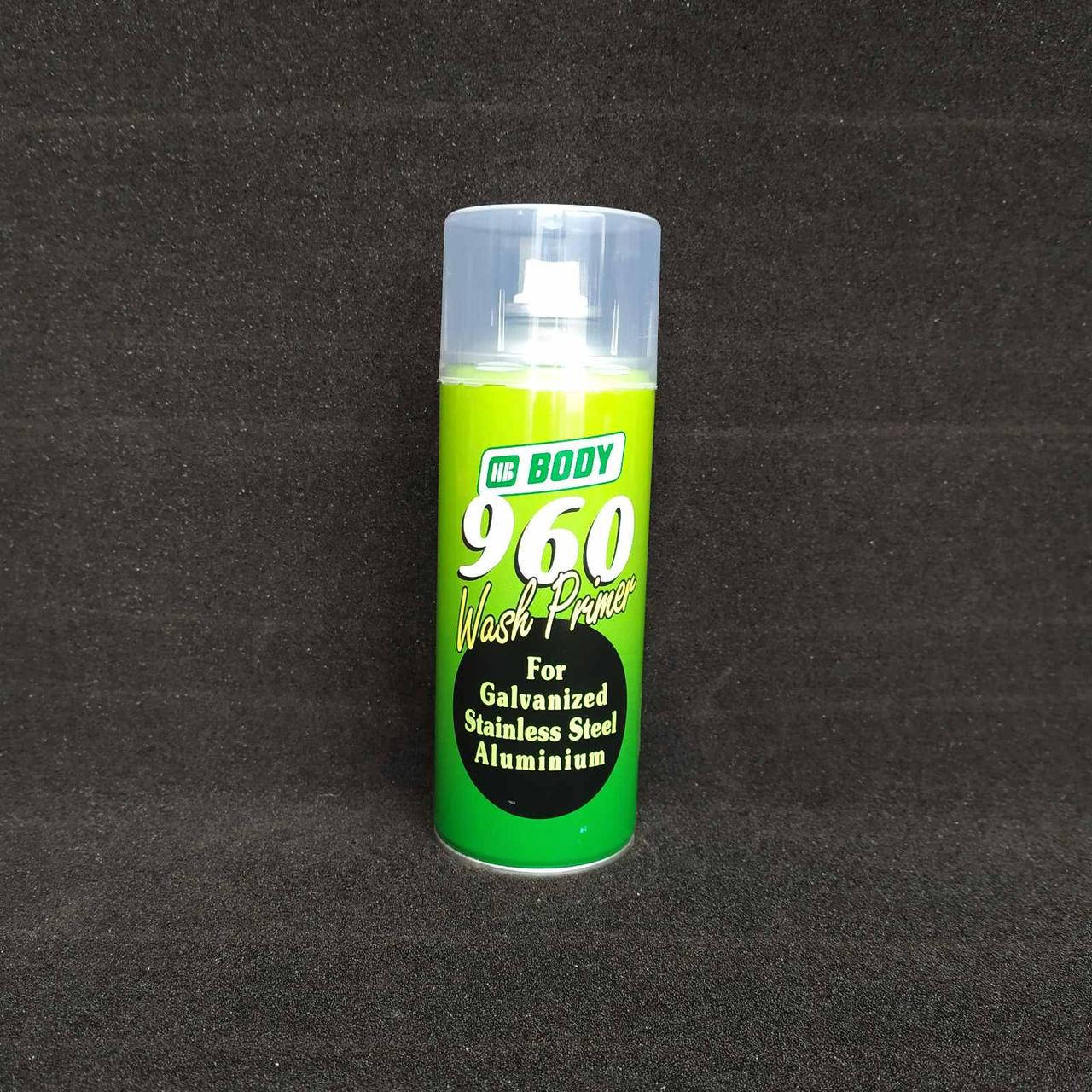 

Грунт кислотный протравливающий BODY 960 Wash Primer аэрозоль, 400мл