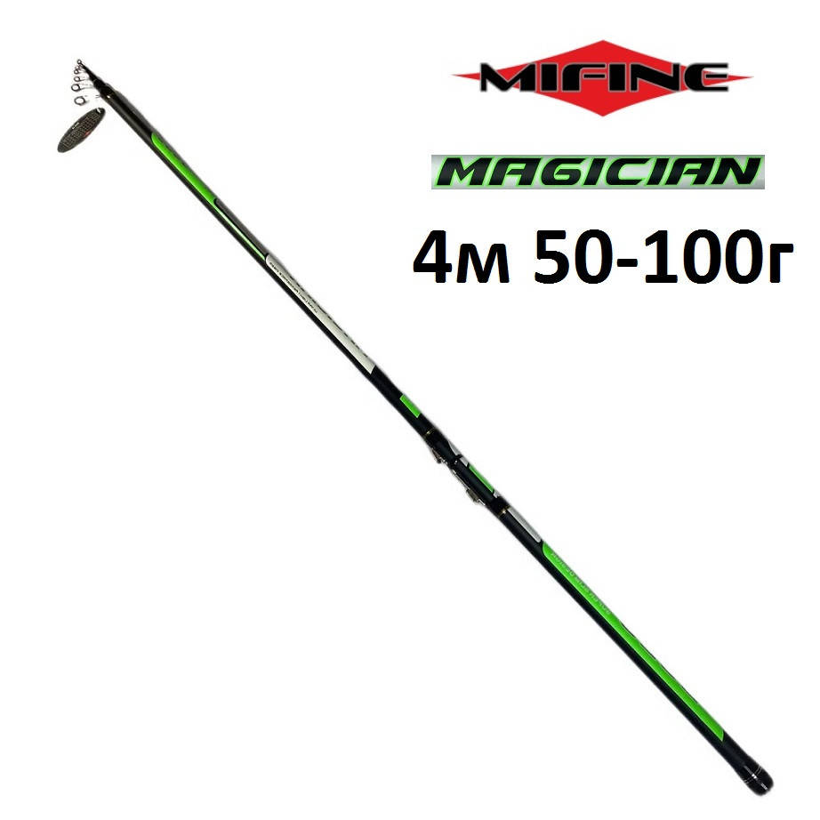 

Удочка карбон Mifine Magician 4м 50-100г с кольцами на боковой кивок