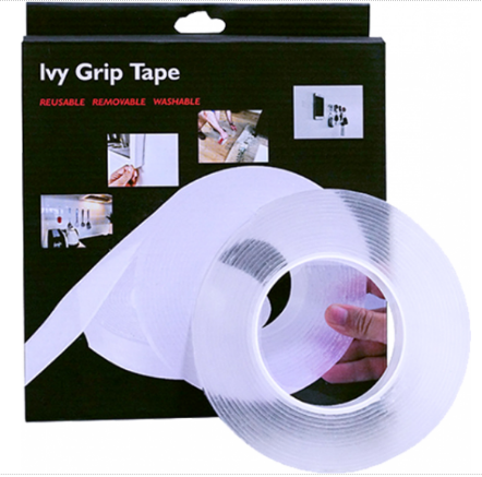 

Многоразовая крепежная лента Ivy Grip Tape (5 м), Buy now, Прозрачный