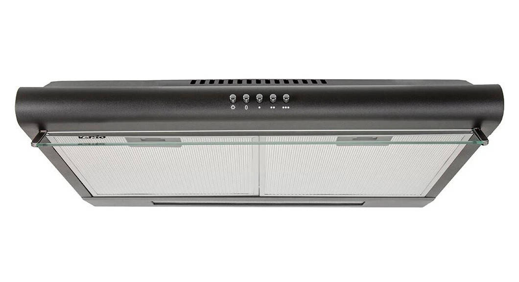 

Вытяжка кухонная плоская Ventolux Roma 60 BK Lux 400 куб.м/ч Черный