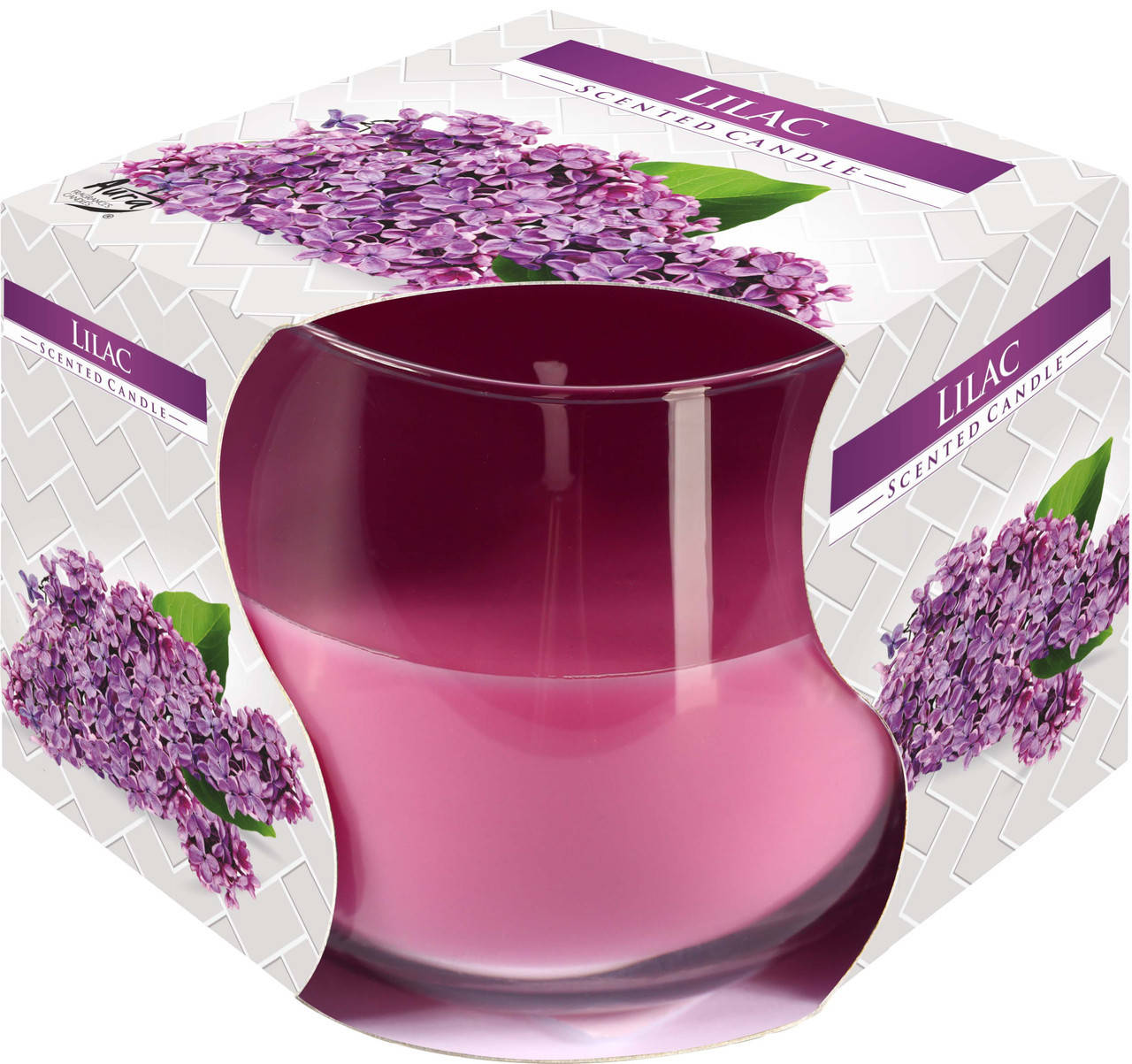 

Ароматическая свеча в стекле "Сирень" BISPOL (sn71-38)