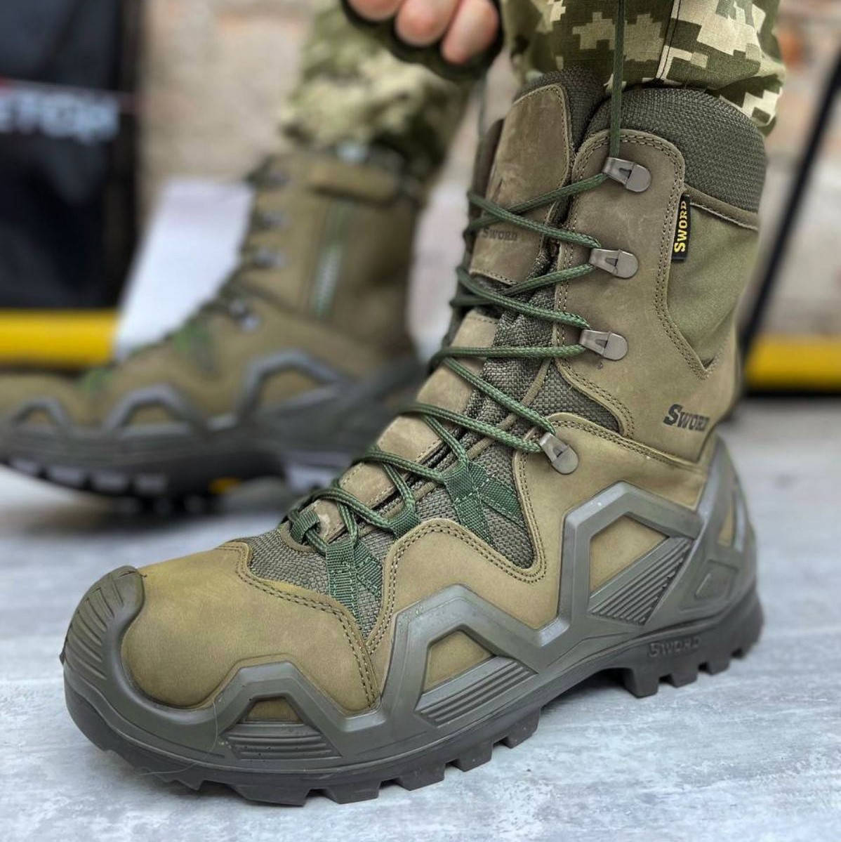 

Тактические ботинки SWORD Alligator (Размеры 41-45) Берцы военные Алигатор Max