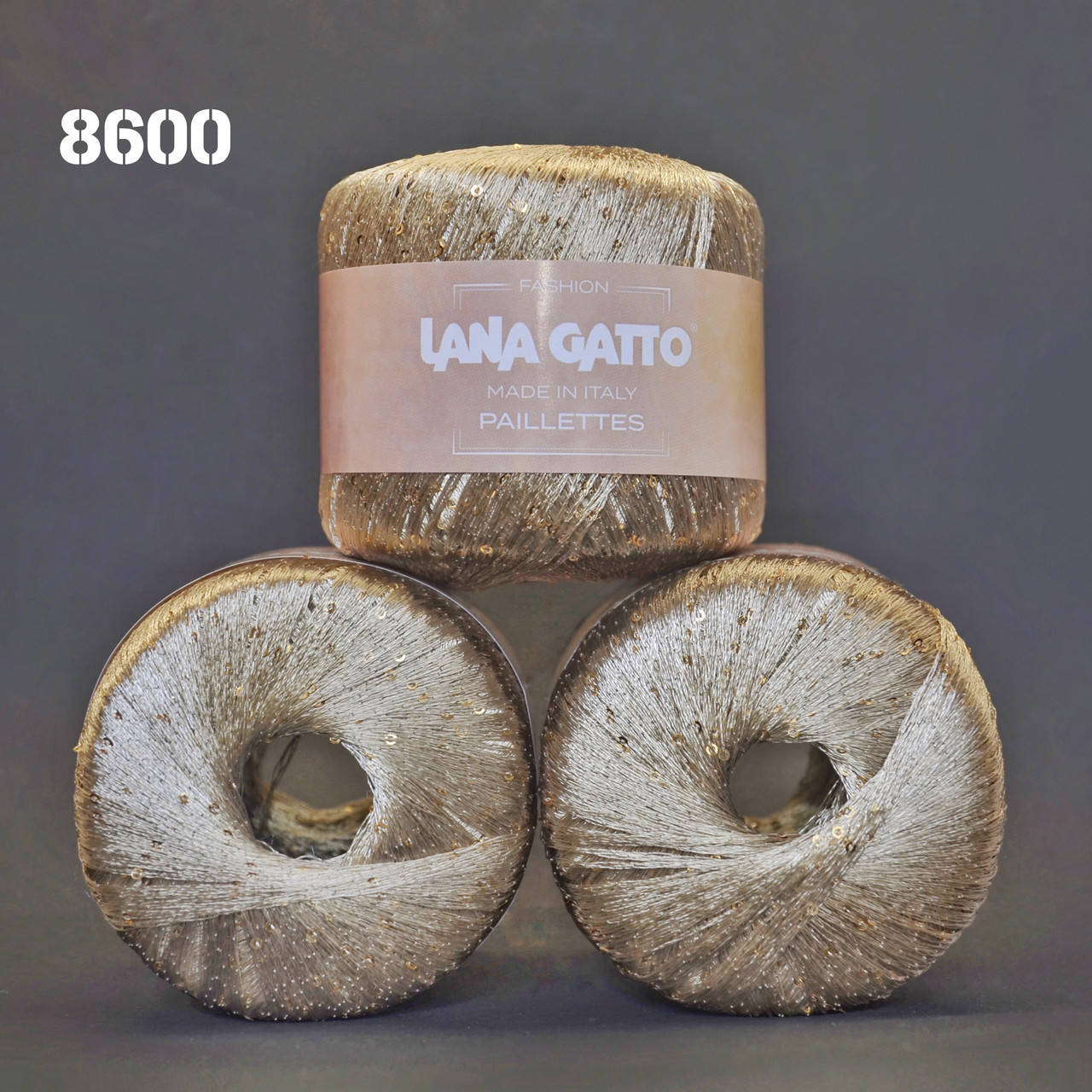 

Lana Gatto Paillettes 8600 Золото (пайетки в тон), Золотистый