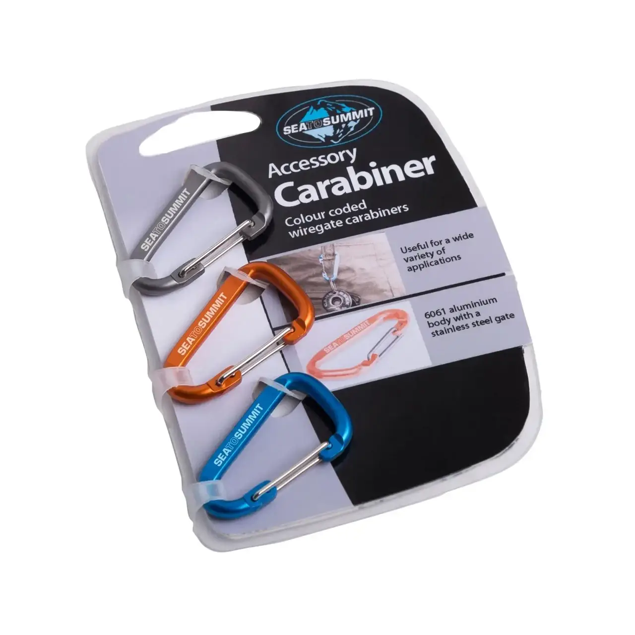 

Карабин Accessory Carabiner 3 Pack Mix Color от Sea to Summit (STS AABINER3)