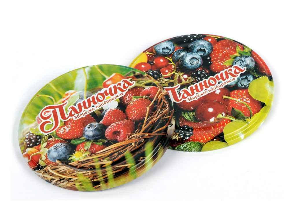 

Крышка закаточная Панночка Фрукты 50 шт