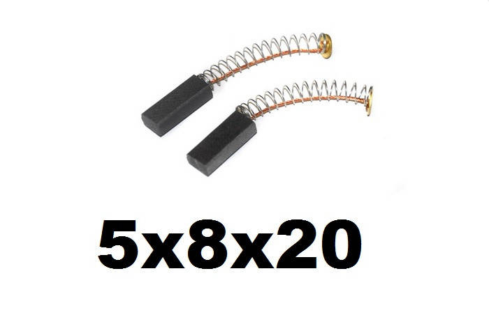 

Угольные щетки 5х 8х20 пруж.