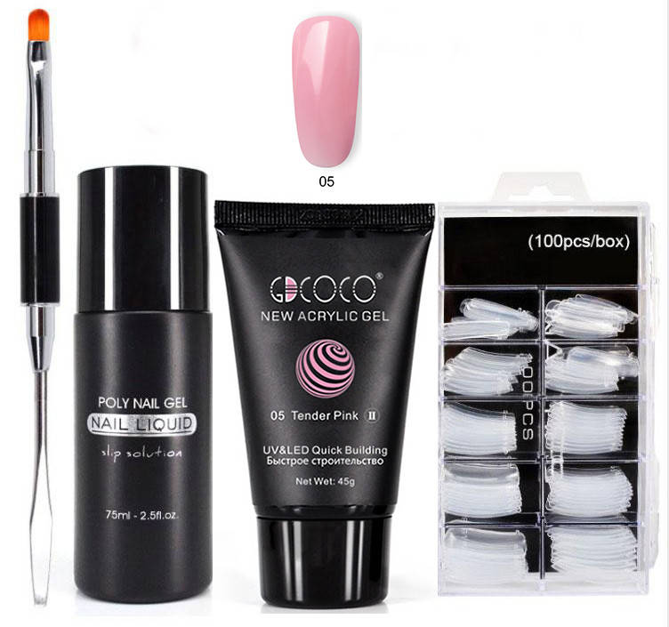 

Набор акрил-геля GDCOCO №05, tender pink, Розовый