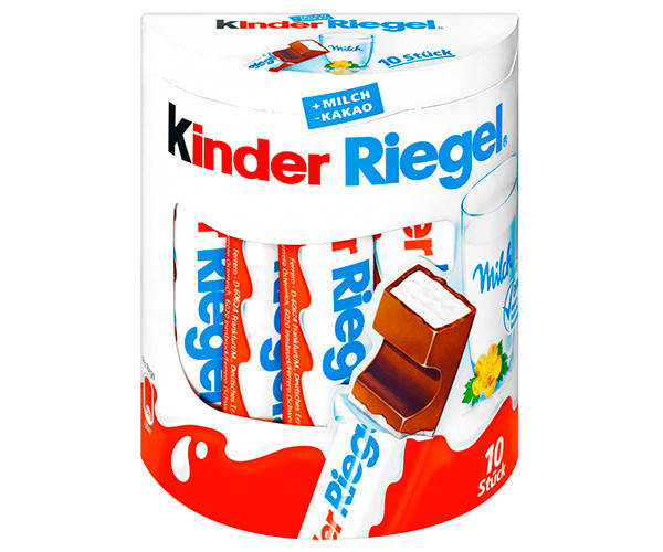 

Батончики молочный шоколад Kinder Riegel 10х21г
