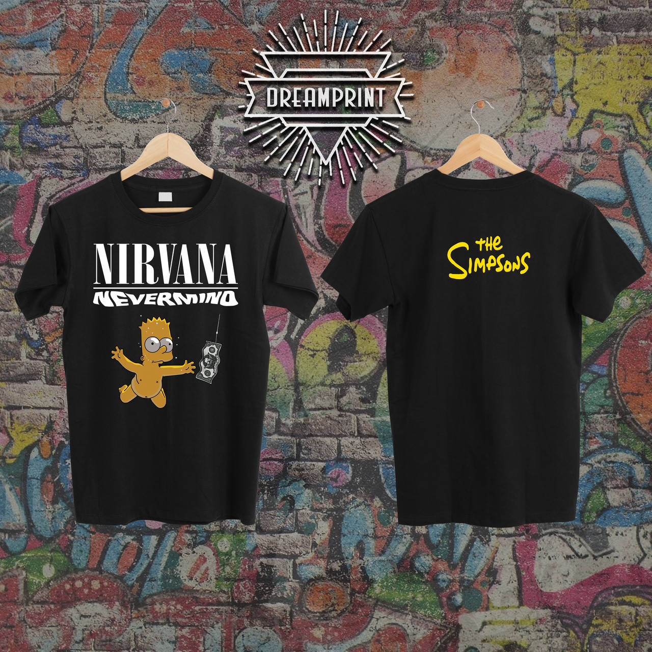 

Футболка NIRVANA (Bart Simpson), DTG друк, 100% бавовна